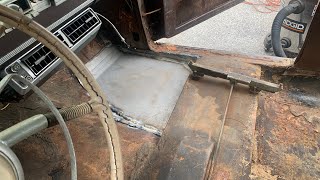 Part 14. Home made floor pan 1954 Hudson hornet.