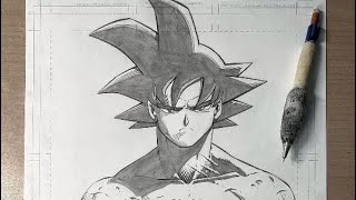 son Goku live drawing || Easy drawing ideas for beginners