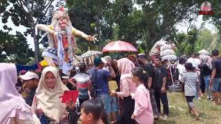 Ogoh-ogoh menyambut hari raya nyepi di desa sumber nadi ketapang lampung selatan