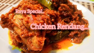 Rendang Ayam/Chicken Rendang/Raya Special/Very Delicious