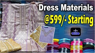 Dress Materials @599/- Starting #modernmaharani #kphb