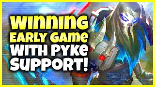 Winning Early Game With Pyke Support!