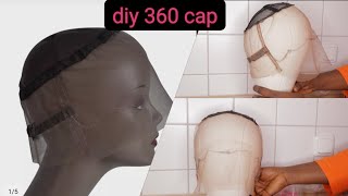 DIY 360 WIG CAP| beginners friendly| detailed