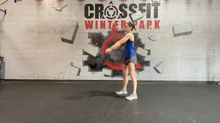 Single Arm Russian Kettlebell Swings with Backpack | CrossFit Winter Park