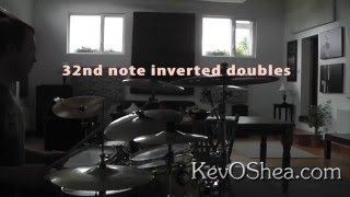 ★ Advanced Drum Lesson ★ 32nd note Inverted Doubles