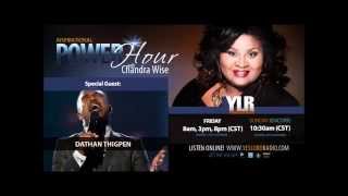 Sunday Best Allstar Winner Dathan Thigpen talks with Chandra Wise