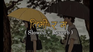 Timi ra ma - Dixita Karki ( Slowed reverb ) + lyrics