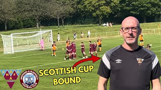 THE MOMENT Cupar Hearts QUALIFY FOR SCOTTISH CUP!! Cupar Hearts 4-0 Wigtown & Bladnoch VLOG!!