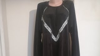 54 размерда регилан куйлак бичиб тикамиз Шьём платье регилан ve sew a dress