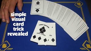 Gimmick card trick tutorial