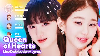 IVE - Queen of Hearts (Line Distribution + Lyrics Karaoke) PATREON REQUESTED