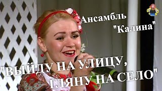 Ансамбль " Калина " с песней " ВЫЙДУ НА УЛИЦУ ", в гостях у " Митрофановны ". Песни под гармонь