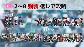 tb-2〜8 強襲 低レア【アークナイツ】