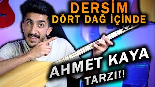 DERSİM DÖRT DAĞ İÇİNDE SOLFEJ SAZ NOTALARI | Dersim Dört Dağ İçinde Kısa Sap Bağlama Dersi Solfej