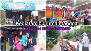 Daily vlog IRT || liburan anak sekolah gercep bantu ke 2 orang tua di BUKIT SAKURA