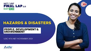 Hazards & Disasters | People, Development & Environment | UGC NET Exam 2021 | Paper 1| Final Lap 2.0