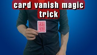 Card vanish Magic Tutorial