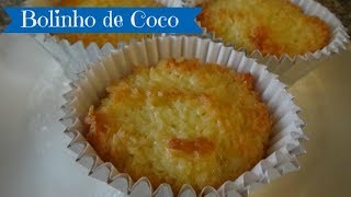 Brazilian Coconut Cupcake - Bolinho de Coco