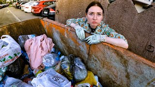 Как я зарабатываю лазая по мусоркам ? Dumpster Diving RUSSIA #89