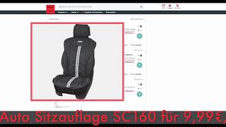 Schnäppchen/Billiger des Tages 23.08.24 - Formula 1 Auto Sitzauflage SC160