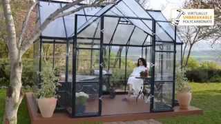 Palram 12x8 Chalet Hobby Greenhouse Kit - Aluminum HG5400