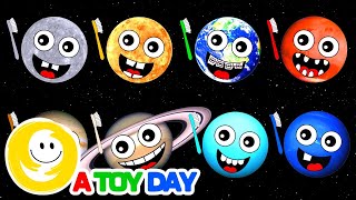 Brush Your Teeth With Planets 🦷🪥🌎 🪐 | Planet Song for Baby | Planet Order Song | Baby Planet Rhymes