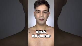 MOISÉS ABRINDO O MAR VERMELHO | MAQUIAGEM ARTÍSTICA #marvermelho