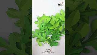 Crafting Beautiful Leaves | Easy Paper Leaf Tutorial. #diy #papercraft #craft#art #shorts #new