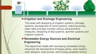 Introduction of agricultural engineering