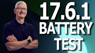 iOS 17.6.1 Battery Life / Battery Drain / Battery Performance Test.