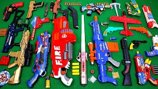 Collecting 7 Sniper Rifles and AK47 Guns Lightsword Machine Gun Spider-Man Gun Cowboy Gun Shotgun