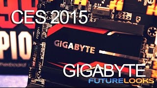 [HD] CES 2015 - GIGABYTE Shows New X99 SOC Motherboard, BRIX S, and Aorus X5 Gaming Notebook