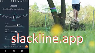 Tension measuring with www.slackline.app