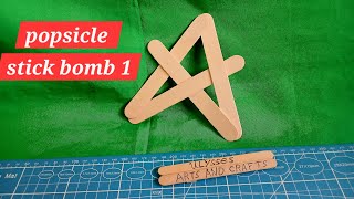 popsicle  stick bomb   boomerang@Ulyssesartsandcrafts