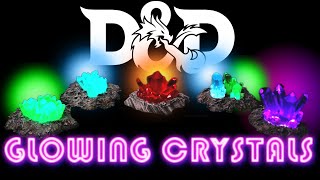 GLOWING CRYSTAL Scatter Terrain for D&D Underdark!