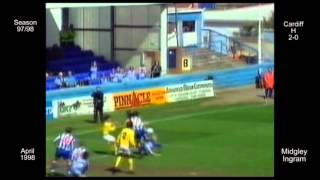 1997 - 98 Hartlepool FC 45 W Cardiff - Midgley Ingram