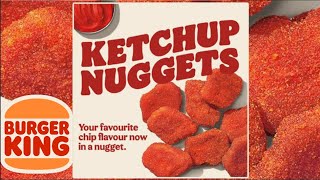 NEW! KETCHUP NUGGETS from Burger King July 2023