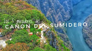 😱Los miradores más asombrosos del mundo están en el Cañón del Sumidero, descúbrelos aquí 👀