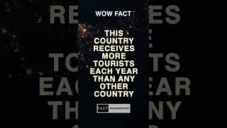 THIS ONE COUNTRY RECEIVES MORE TOURISTS THAN ANY OTHER COUNTRY..#subscribe #trending #tourism #fact