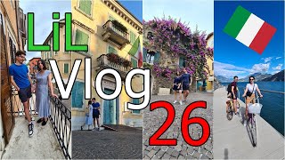 LiL Vlog 26 -【4K】Lake Garda ( Peschiera - Sirmione - Limone - Salo )