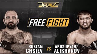 FREE MMA Fight | Rustam Chsiev vs Abusupyan Alikhanov | BRAVE CF 55