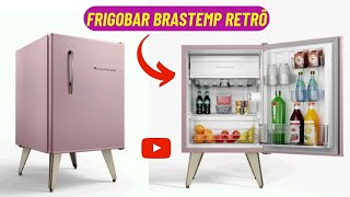 ESTE FICOU LINDO / Frigobar Brastemp Retrô 76 Litros Rose Quartz - BRA08HO