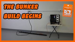 The Mining Bunker Build Begins - We Have Internet and Our Test Bench is Mining