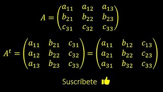 (ALL) Transpuesta de una matriz