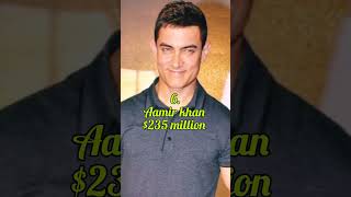 Top 10 Richest Actors In India 🇮🇳 2023| #shortvideo #ekaarpit