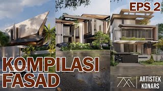 KOMIPILASI 3 HUNIAN FUTURISTIC | KOMPILASI FASAD