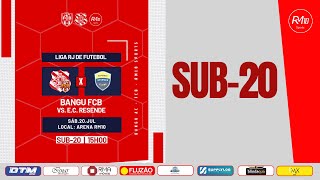 15h - Sub 20 Bangu/FCB ✖ E.C Resende |LIGA RJ DE FUTEBOL