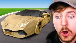 Lamborghini Made From Cardboard!