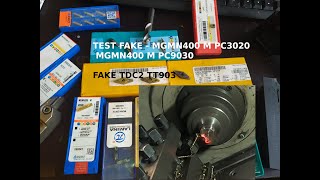 тест токарный пластины с алиэкспресс за 7-10 euro  MGMN400 M NC3020 , PC9030,  TDC2 TT9030