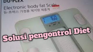 Solusi yang tepat untuk mengontrol kegendutan - Timbangan diet ELECTRONIC BODY FAT SCALE II DU -PLEX